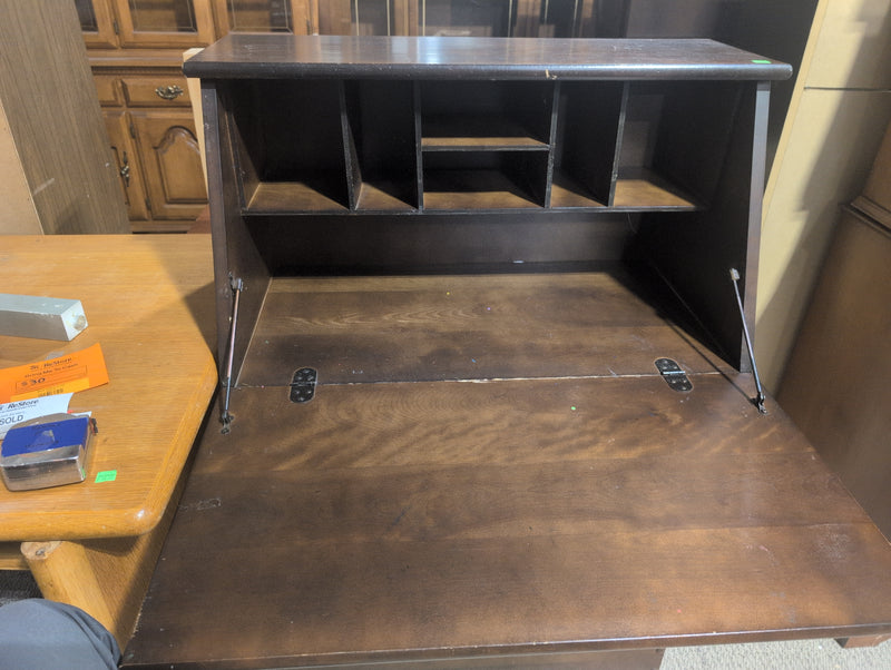 Dark Brown Secretary's Desk