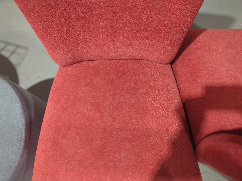 Set of 4 Red Dining Chairs