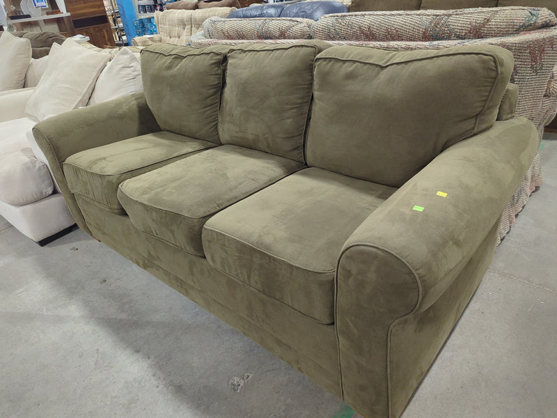 Olive Green 3-Seater Sofa