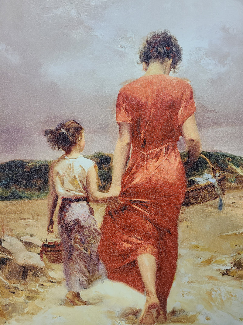 "Homeward Bound" Framed Limited Edition Giclée on Canvas by Pino
