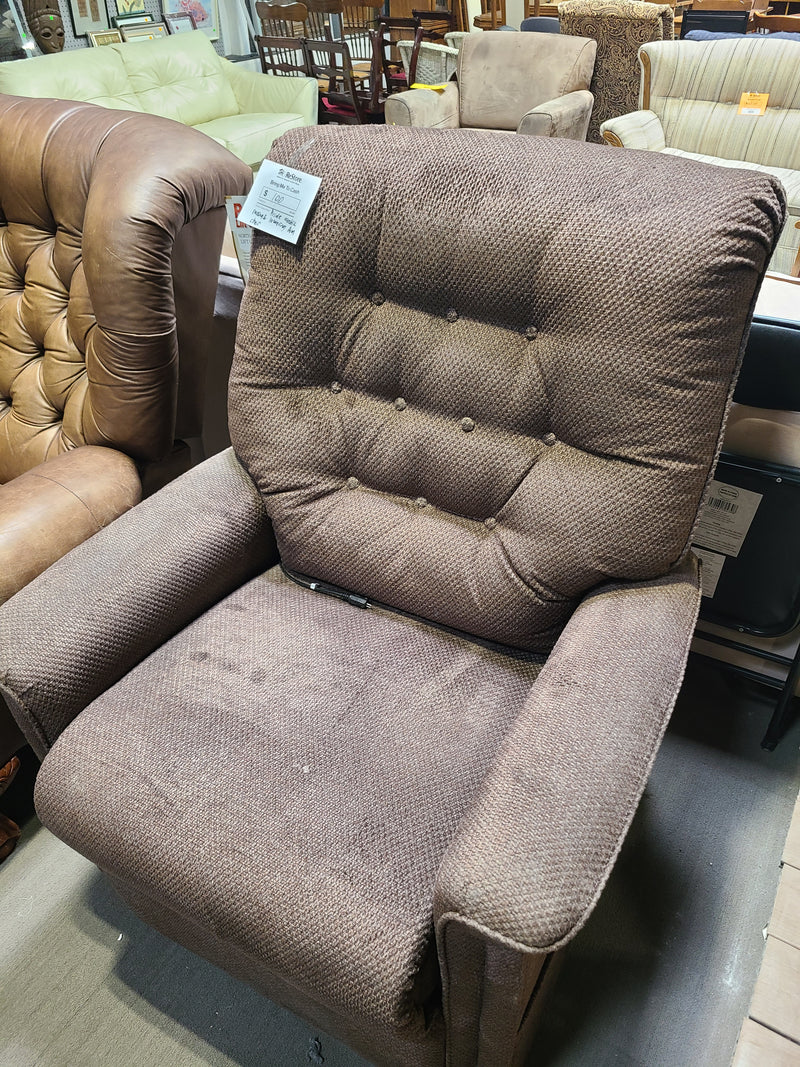 Pride Mobility Electric Lift Chair in Brown