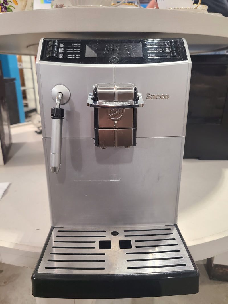 Saeco Intelia Super-Automatic Espresso Machine – Silver/Black
