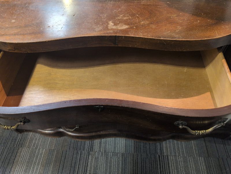 Curved Wooden Sideboard