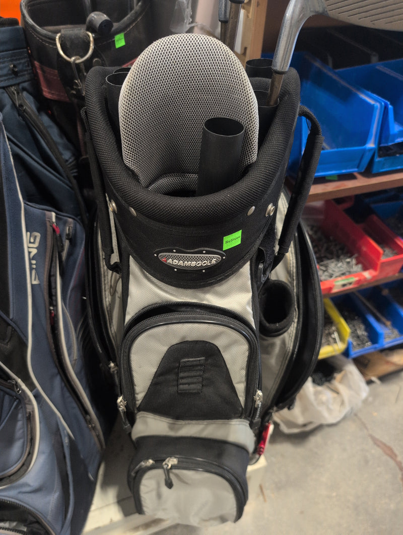 Adamsgolf Grey and Black Golf Bag