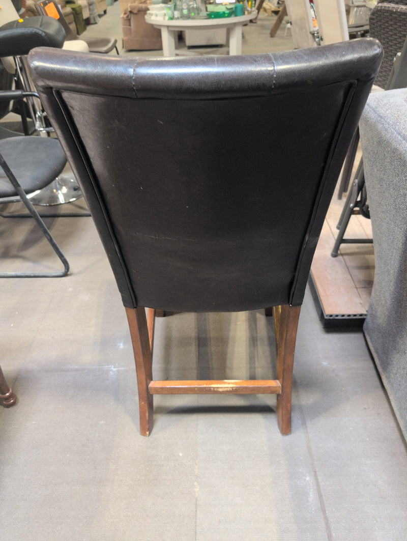 Faux Leather Parson Chair
