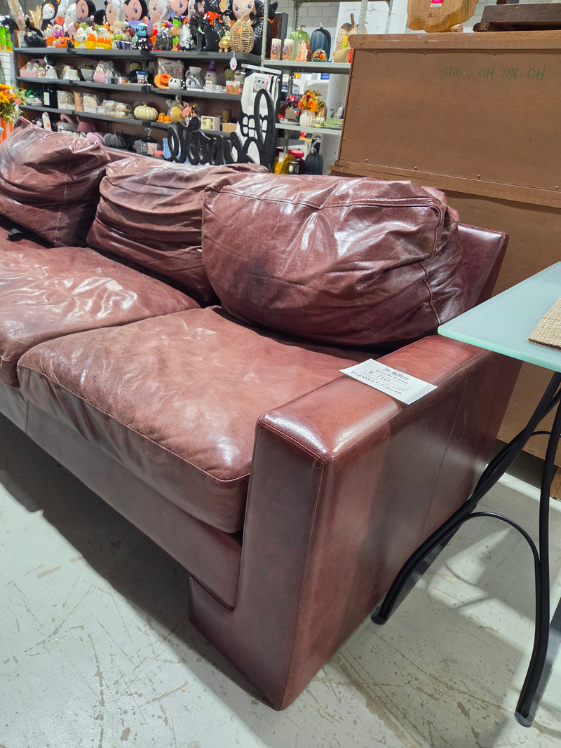 Brentwood Pleather Sofa