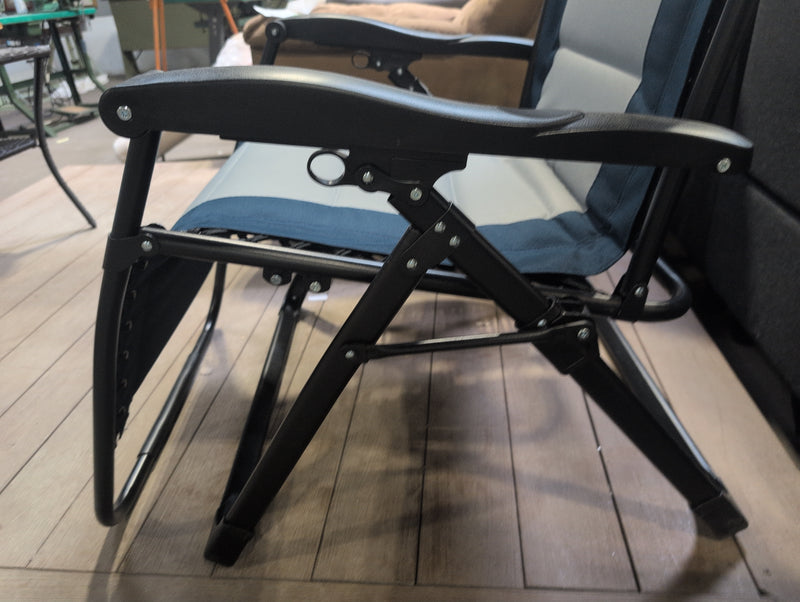 Outsunny Zero Gravity Lounger Chair with Cup Holder