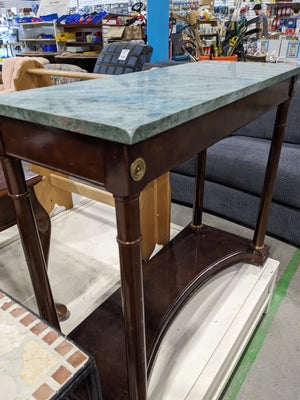 Bombay Sofa Table with Green Stone Top
