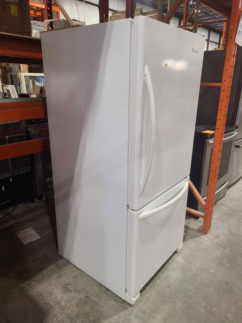 KitchenAid White Bottom-Freezer Refrigerator