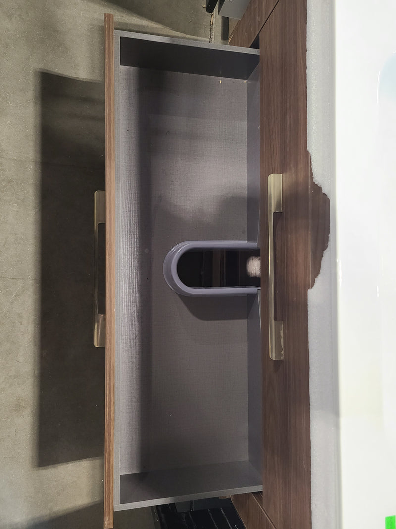 Modern Floating Bathroom Vanity with Ceramic Sink