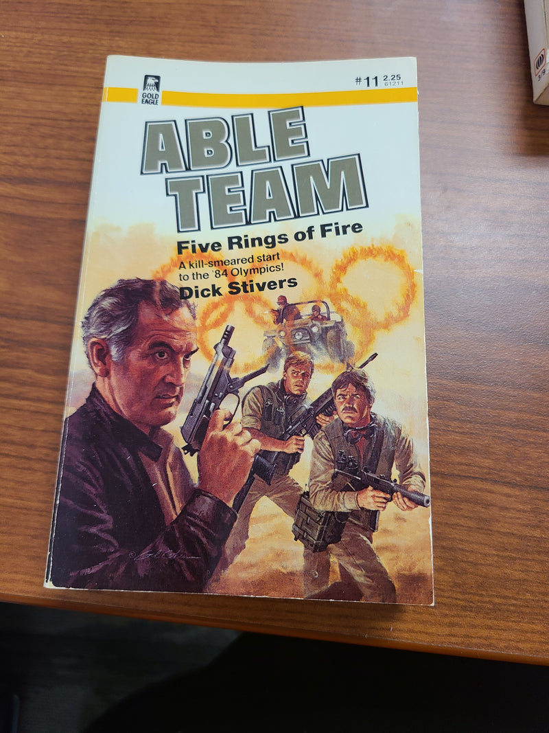 Vintage Able Team Men's Action Adventure Paperback Set #1–15 (Complete Consecutive Run)