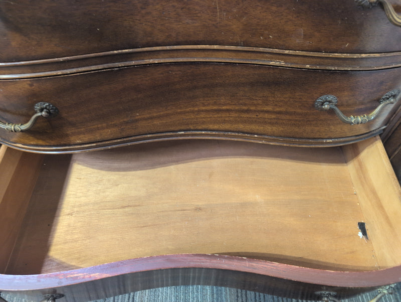 Curved Wooden Sideboard