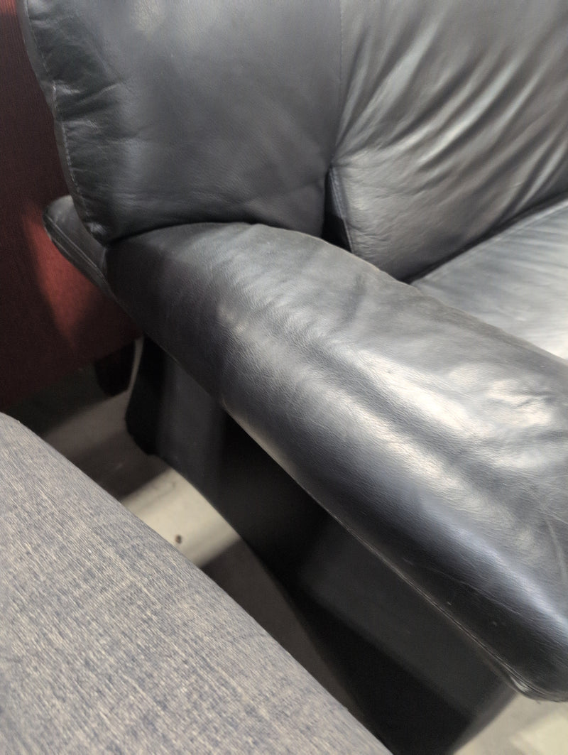 Black 2 Seater Sofa