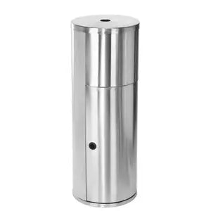 New Alpine Industries Stainless Steel Gym Wipe Dispenser with Built-In Trash Can