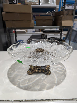 Vintage Hollywood Regency Crystal Centerpiece