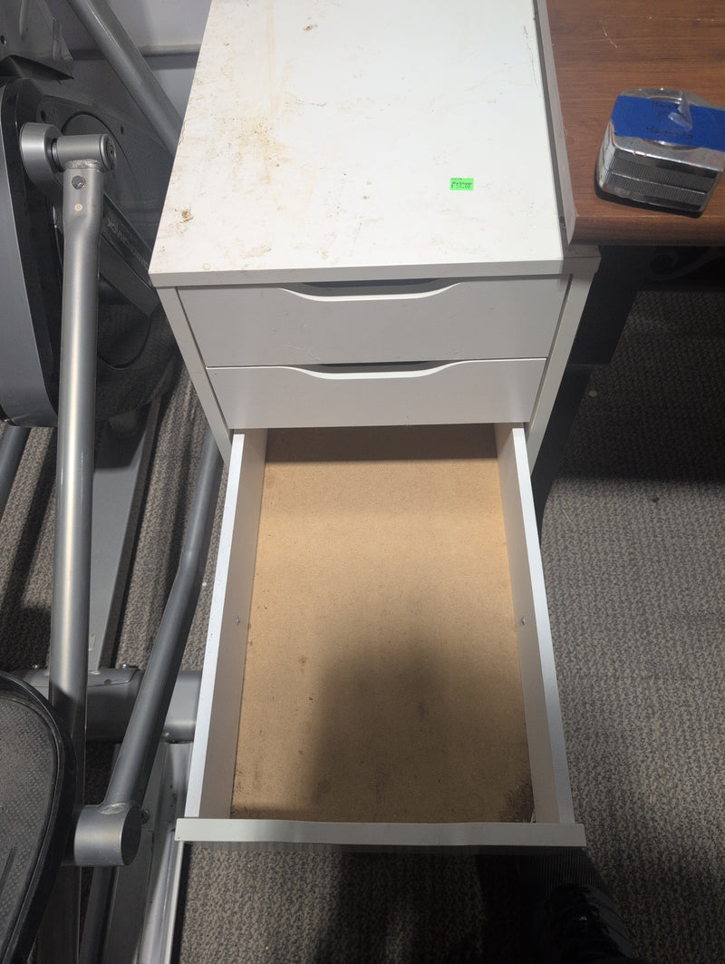 White Filing Cabinet with 5 Drawers