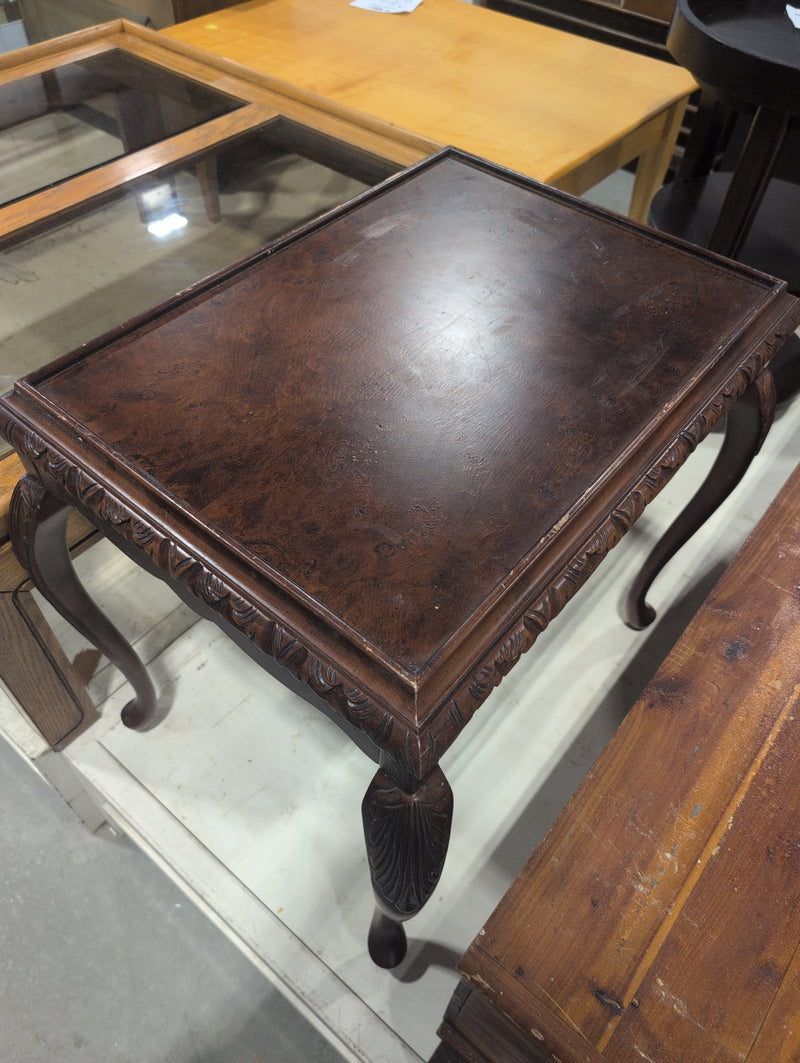 Carved Vintage Side Table