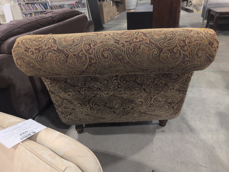 Paisley Chaise Lounger with Matching Pillow