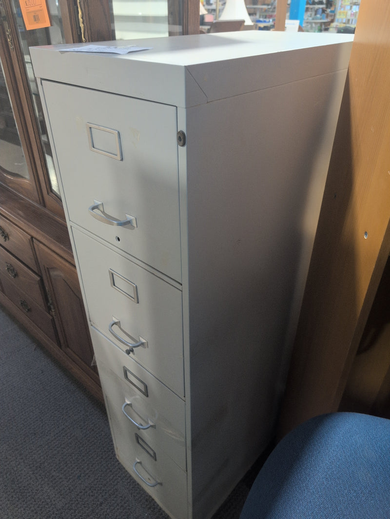 Tall Filing Cabinet, Beige