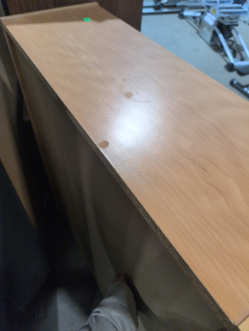 Light Brown Wide Bookcase