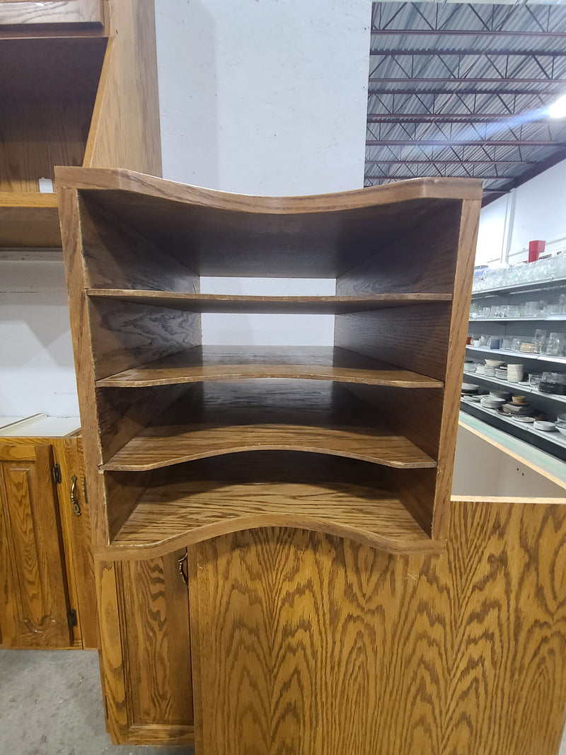 Classic Oak Raised-Panel Kitchen Cabinet Set (13 Pieces Total)