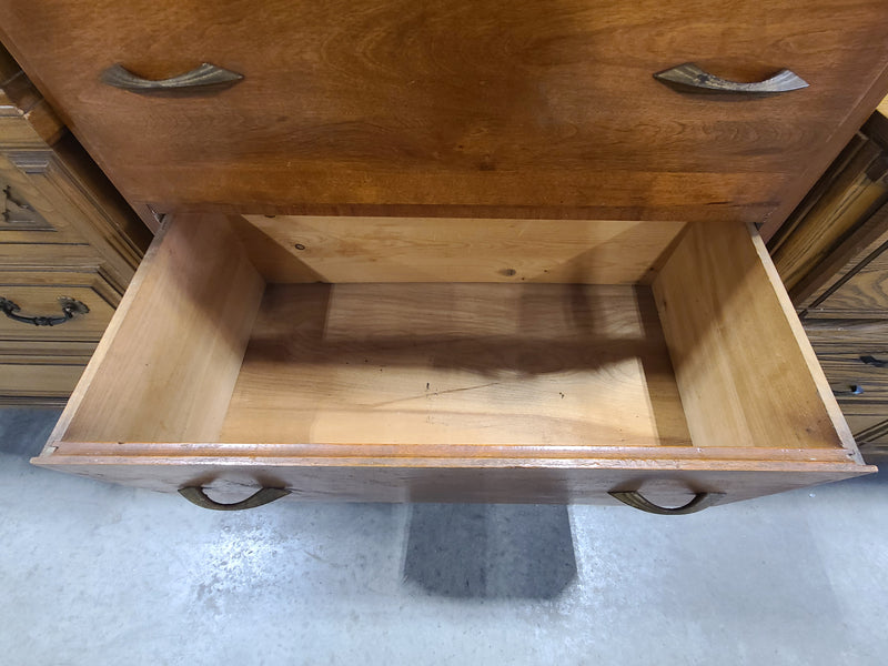 Mid-Century Modern Style 4-Drawer Wooden Dresser
