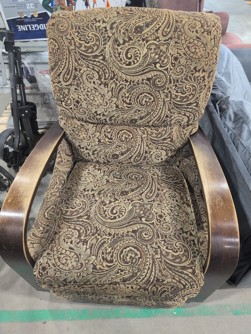 Abstract Floral Patterned Lazy-Boy Recliner