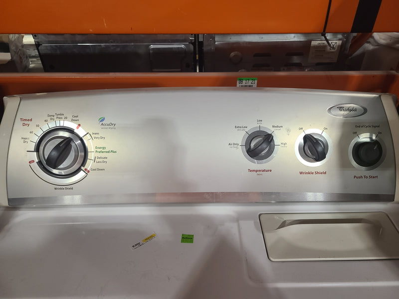 Excellent Condition Whirlpool Electric Front-Load Dryer in White