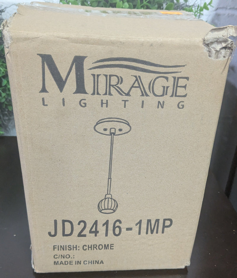 Mirage Lighting Mini Pendant Light with Chrome Finish