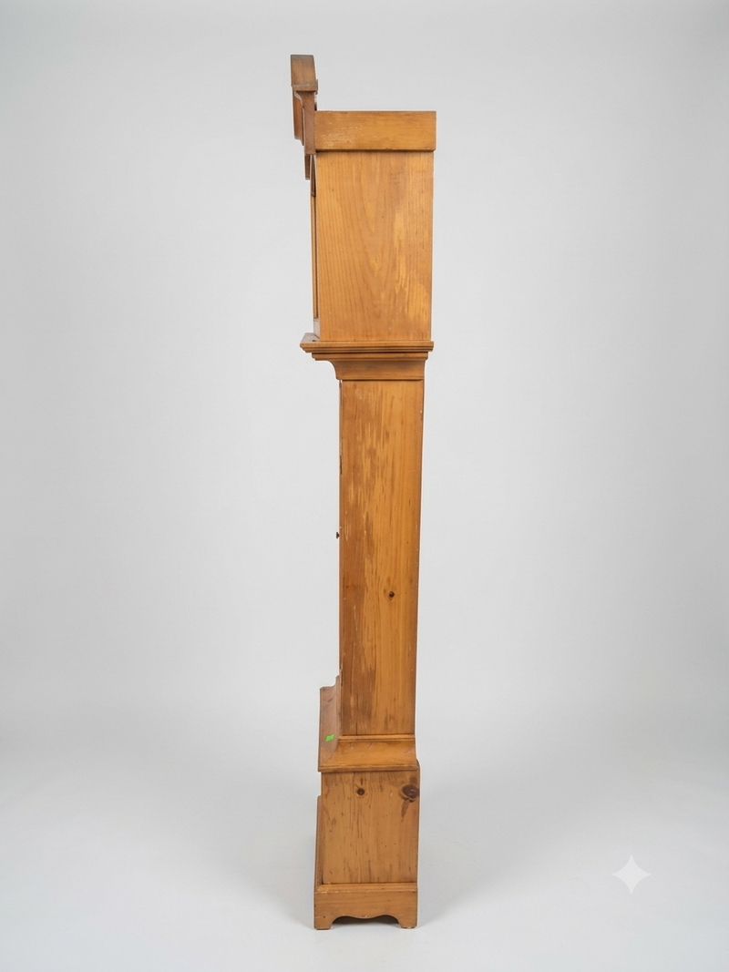 Handcrafted Wooden Grandfather Clock – Vintage 1977