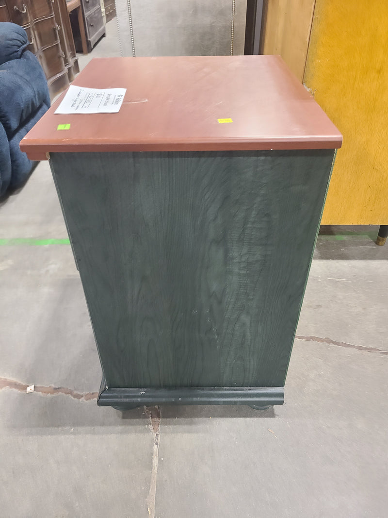 South Shore Two-Tone 1-Drawer 1-Door Accent Table / Nightstand