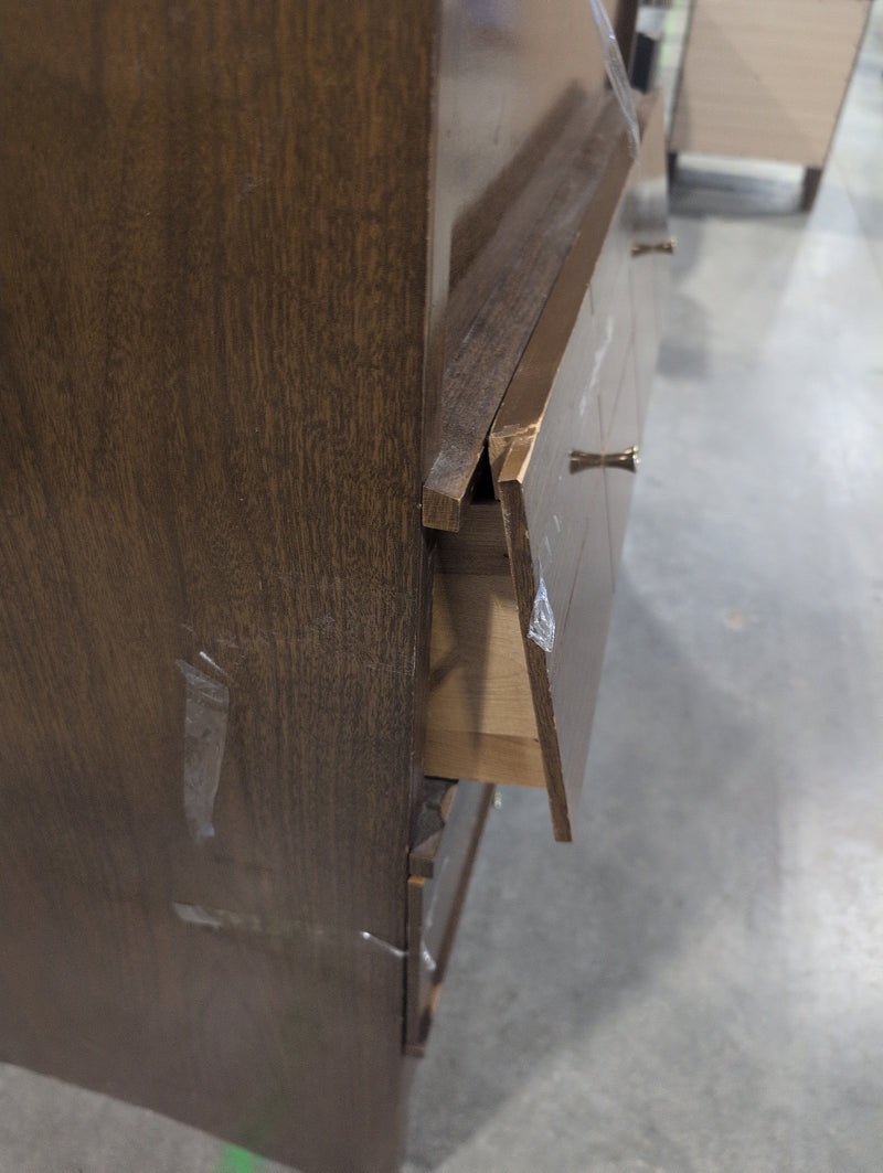 Dark Brown 4 Drawer Dresser
