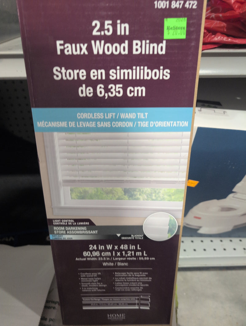 Home Decorators Collection Faux Wood Blind