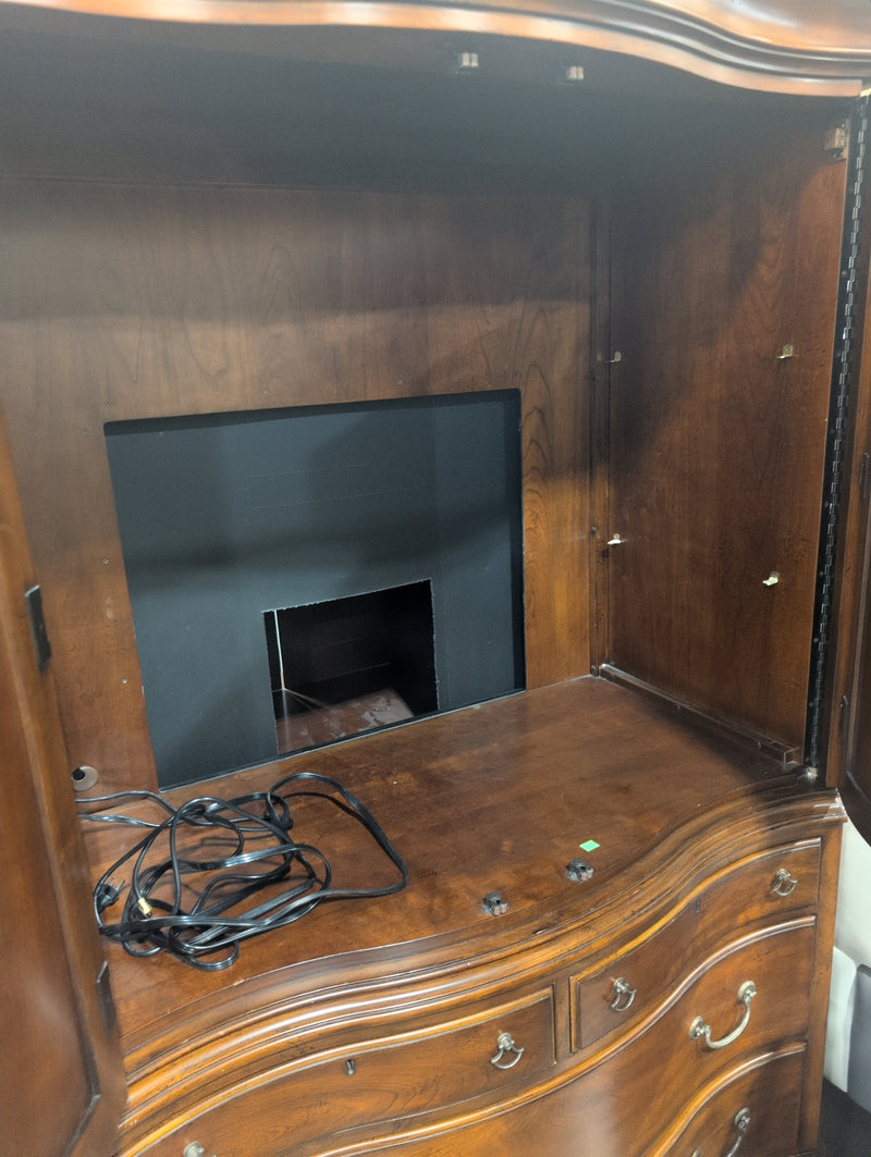 Thomasville Mahogany Veneer TV Armoire