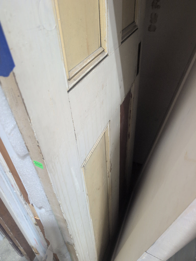 White Interior Door with Pre-Drilled Holes