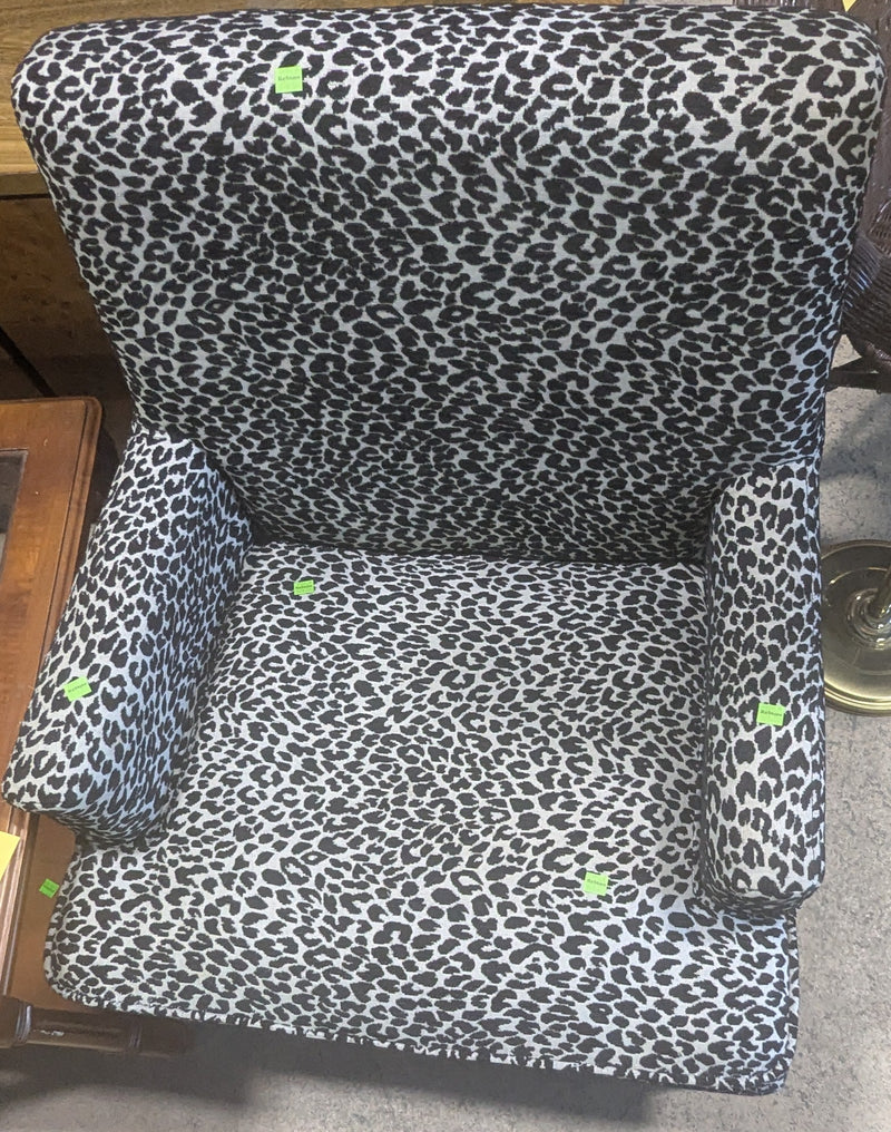 Leopard Print Armchair