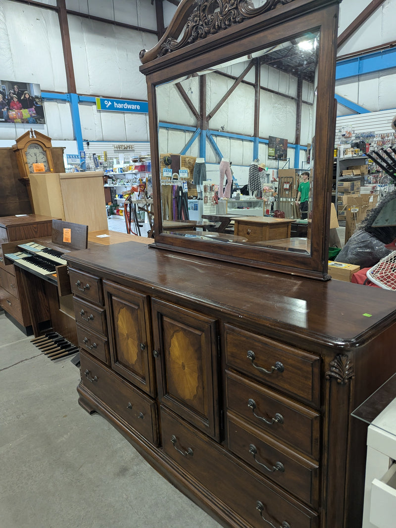 Tall Vintage-Style Buffet