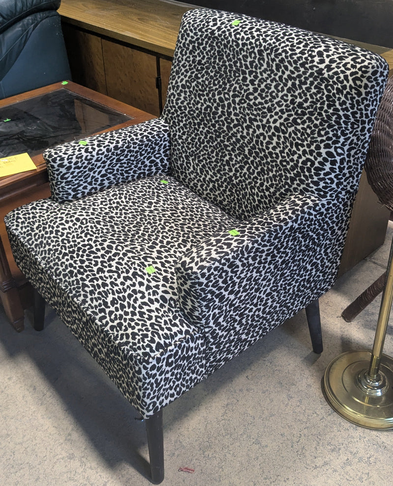 Leopard Print Armchair