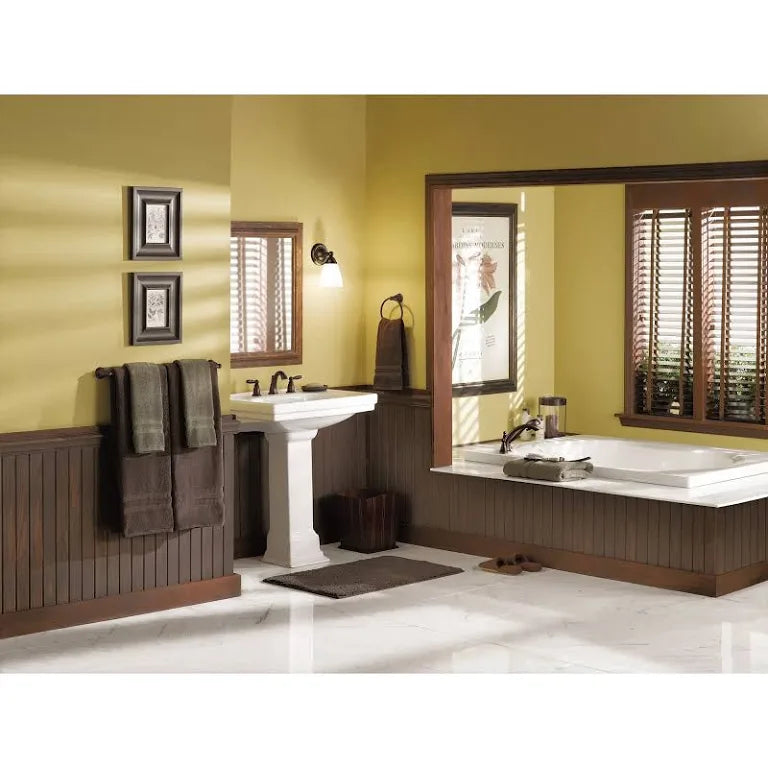 New Moen Brantford Two-Handle Widespread Bathroom Faucet in Oil Rubbed Bronze