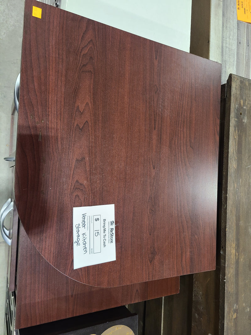 Cherry Veneer Multifunctional Kitchen Storage Cabinet