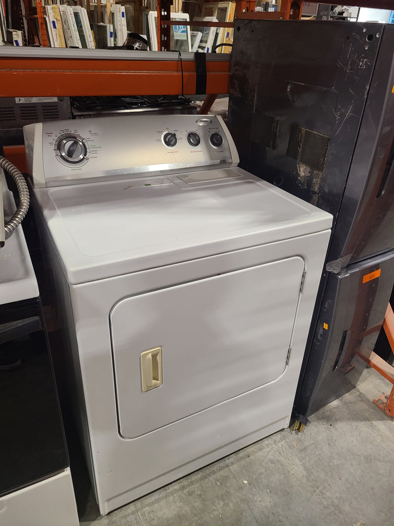 Excellent Condition Whirlpool Electric Front-Load Dryer in White