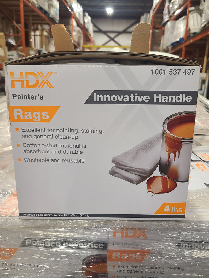 HDX Multi-Purpose Painter's Clean-Up Rags, Dispenser Box