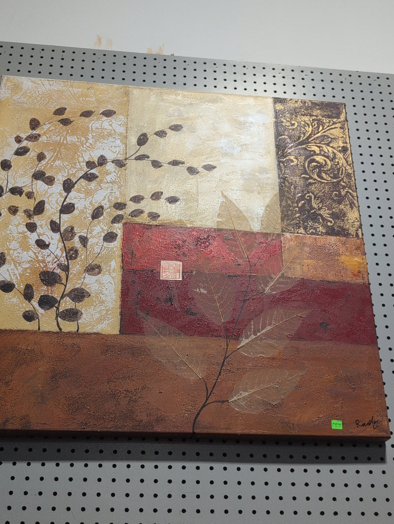 Warm Painting with Plants