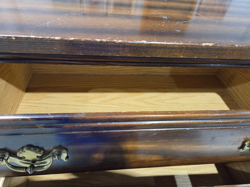 Vintage-Style 5-Drawer Wood Chest of Drawers
