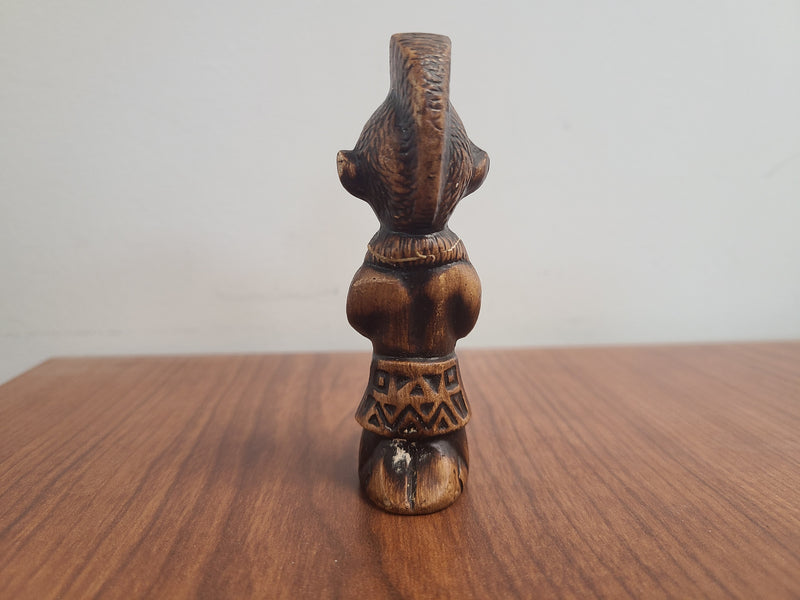 Vintage MCM Island-Style Menehune / Tiki Figurine Set of 3