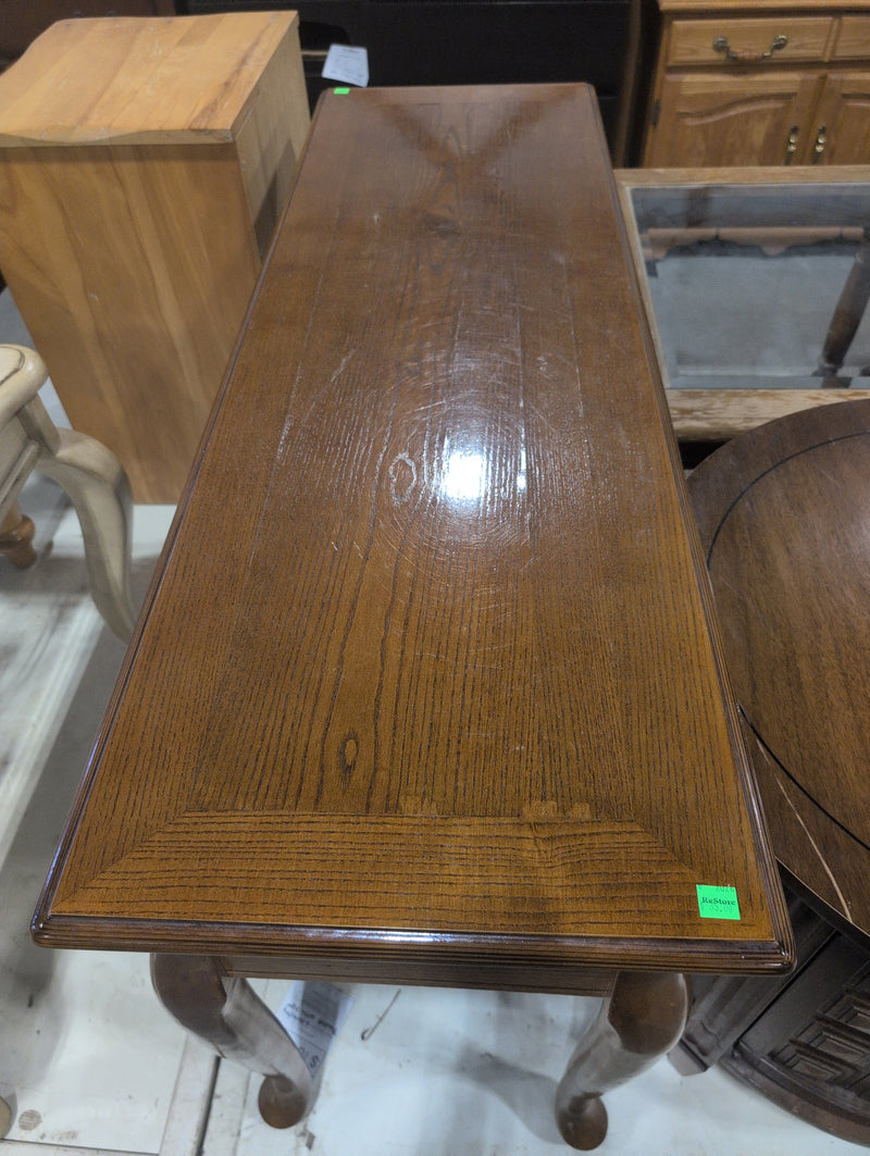 Long Wooden Hallway Table with Drawer