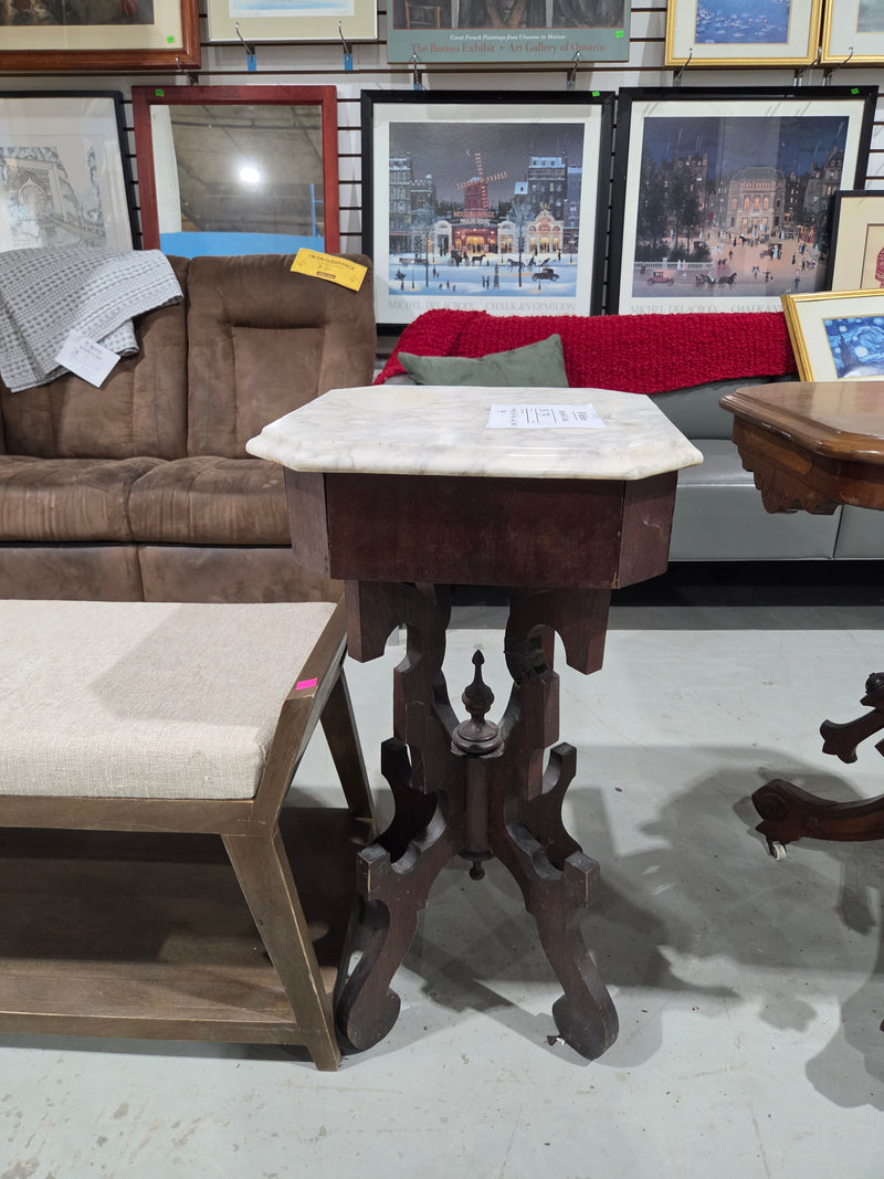 Antique Victorian Accent Side Table