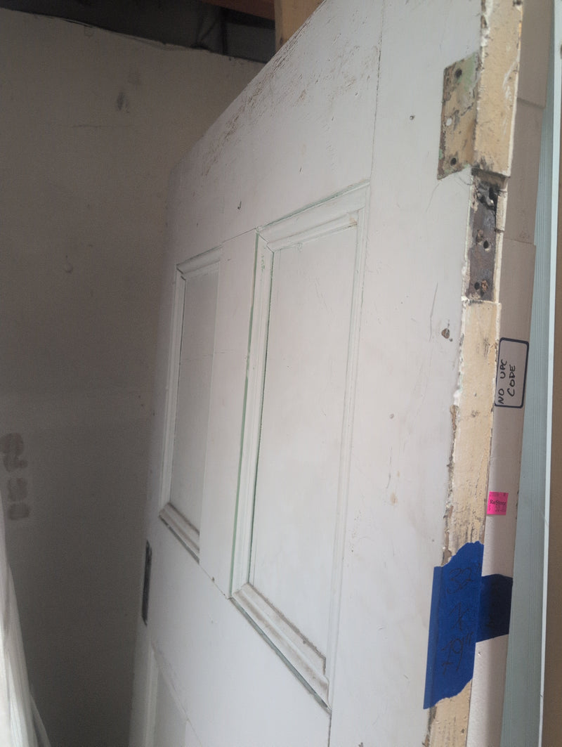 White Interior Door with Pre-Drilled Holes