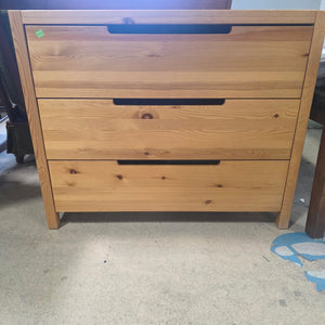 Industrial Oak Chest of Drawers