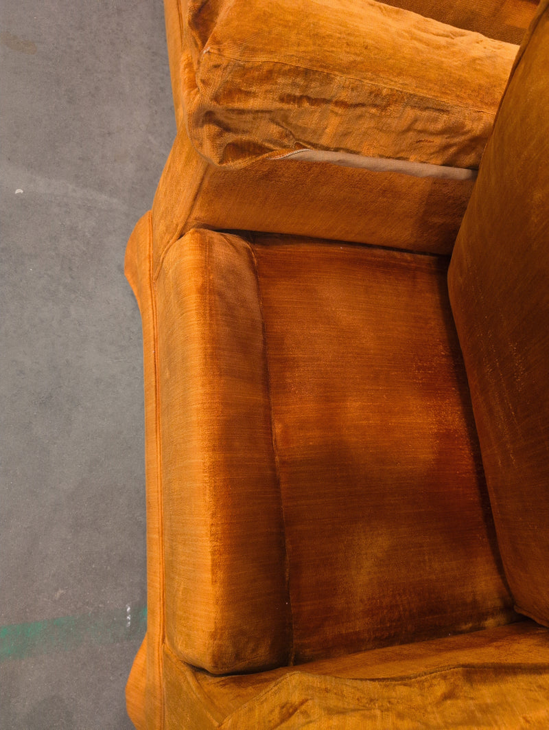 Orange Square Armchair